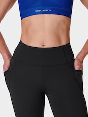 Sweaty Betty Black 7/8 Length Power Pro 7/8 Workout Leggings - Image 5 of 10