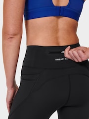 Sweaty Betty Black 7/8 Length Power Pro 7/8 Workout Leggings - Image 7 of 10