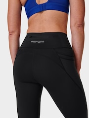 Sweaty Betty Black 7/8 Length Power Pro 7/8 Workout Leggings - Image 8 of 10
