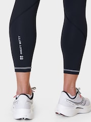 Sweaty Betty Black 7/8 Length Power Pro 7/8 Workout Leggings - Image 9 of 10