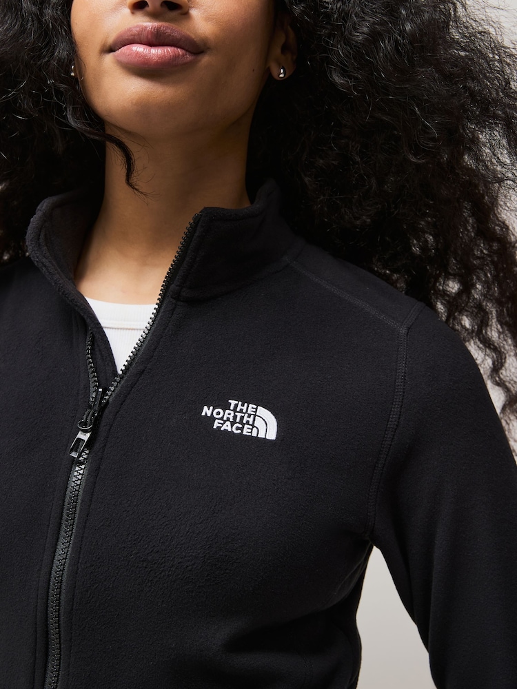 Buy The North Face Black Womens Full Zip Glacier Fleece from Next