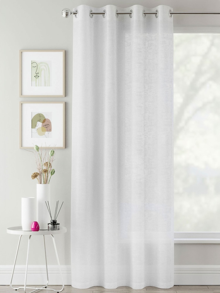 Enhanced Living Crete Pair Of Voile Panels - Imagem 1 de 3