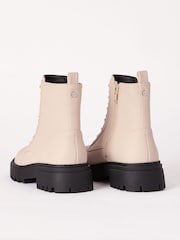 Lipsy Stone Chunky Studded Zip Front Faux Leather Ankle Boot - Image 2 of 4