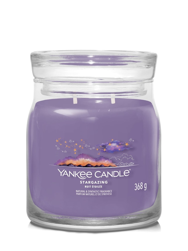 Yankee Candle Purple Medium Signature Stargazing Jar Candle - Image 6 of 6