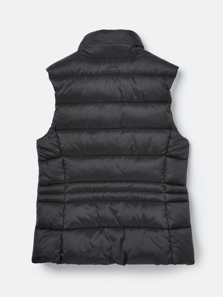 Joules Black Showerproof Padded Gilet - Image 2 of 4