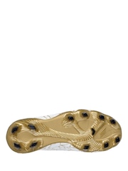 Skechers White White / Gold Younger Kids Firm Ground High Football Boots - Image 4 of 5