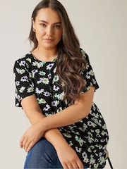 Evans Curve Angel Sleeve Top - Image 3 of 4
