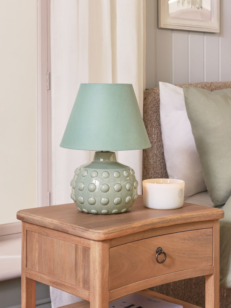 Sage Green Bibury Large Rechargeable Table Lamp - Image 2 of 6