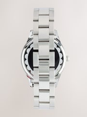 Silver Tone Premium Stainless Steel Boyfriend Watch - Image 4 of 5