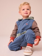 Blue Colourblock Dinosaur Spike All-In-One (3mths-7yrs) - Image 2 of 9