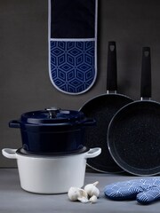 Interiors by Premier White Hygge Medium Casserole Dish - Image 1 of 6