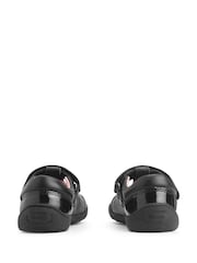 Start Rite Dazzle Leather and Patent T-Bar First School Black Shoes - Image 3 of 5