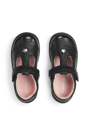 Start Rite Dazzle Leather and Patent T-Bar First School Black Shoes - Image 4 of 5