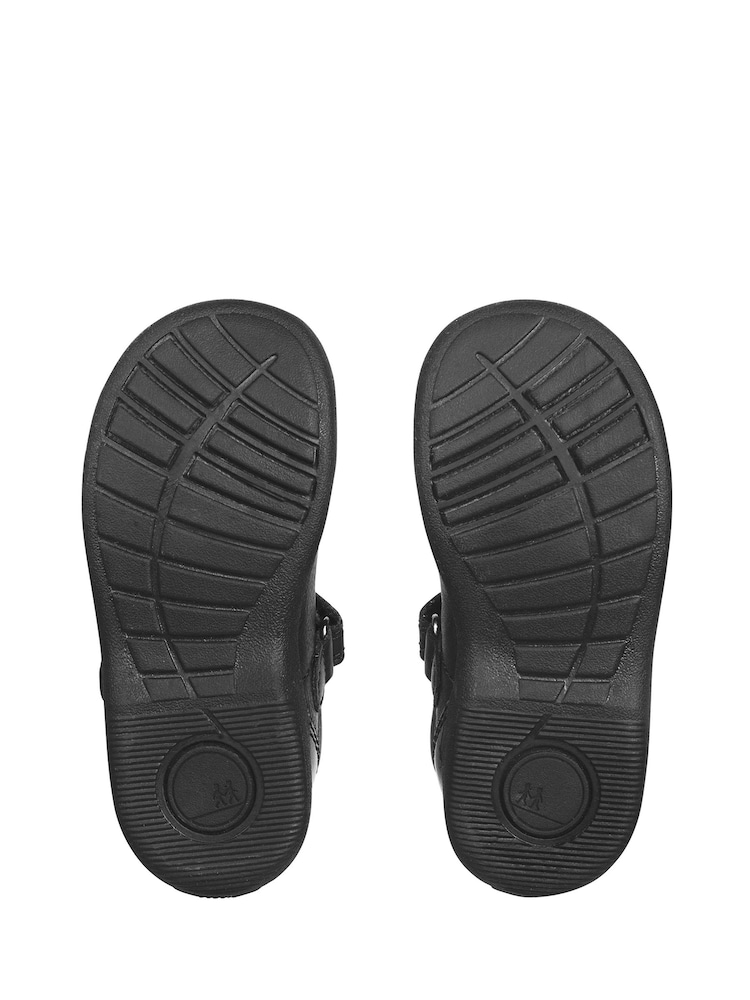 Start Rite Dazzle Leather and Patent T-Bar First School Black Shoes - Image 5 of 5