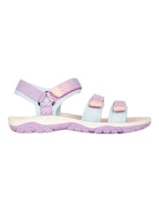 Morado - Sandalias con tiras para niños con 3 tiras de Mountain Warehouse - Imagen 2 de 8