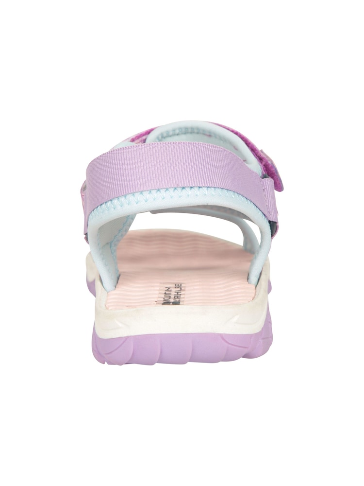 Mountain Warehouse Purple Kids 3-Strap Sandals - Image 6 of 8