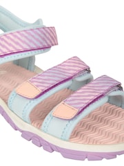 Morado - Sandalias con tiras para niños con 3 tiras de Mountain Warehouse - Imagen 8 de 8
