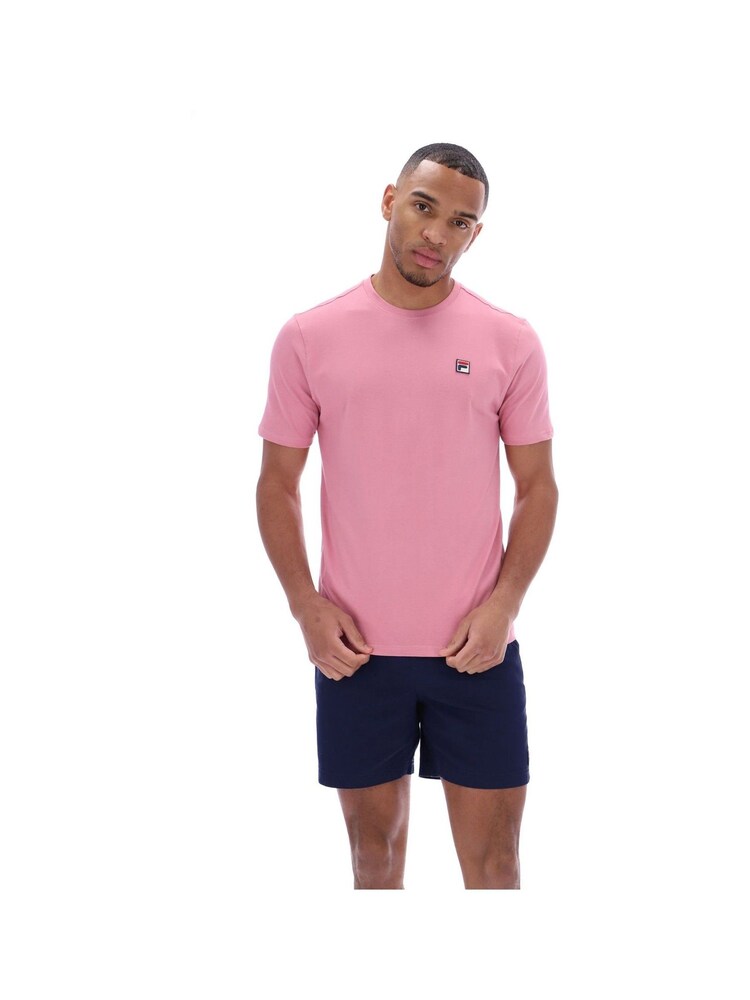 Fila Pink Sunny 2 Essential T-Shirt With Narrow Collar Rib - Image 2 of 4