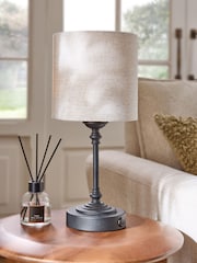 Black Burford Rechargeable Wireless Table Lamp - Image 2 of 6