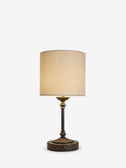 Black Burford Rechargeable Wireless Table Lamp - Image 5 of 6