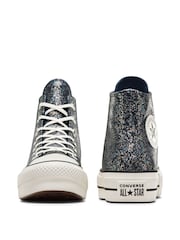 Converse Blue Chuck Taylor All Star Lift Trainers - Image 13 of 17