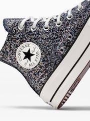 Converse Blue Chuck Taylor All Star Lift Trainers - Image 15 of 17