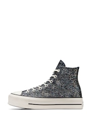 Converse Blue Chuck Taylor All Star Lift Trainers - Image 7 of 17