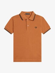 Fred Perry Kids Twin Tipped 100% Cotton Polo Shirt - Image 1 of 3