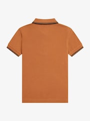 Fred Perry Kids Twin Tipped 100% Cotton Polo Shirt - Image 2 of 3