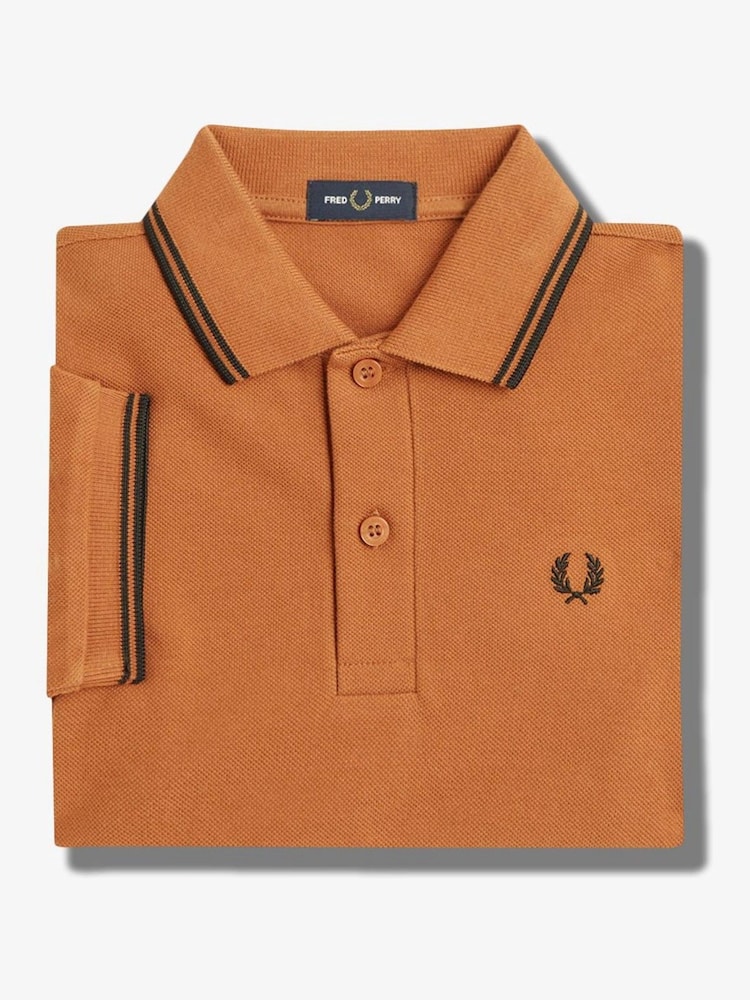 Fred Perry Kids Twin Tipped 100% Cotton Polo Shirt - Image 3 of 3 Fred Perry Kids Twin Tipped 100% Cotton Polo Shirt - Image 3 of 3