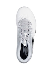 Blanco de Chrome - Skechers White / Gold Older Kids Artificial Football Boots - Imagen 4 de 5