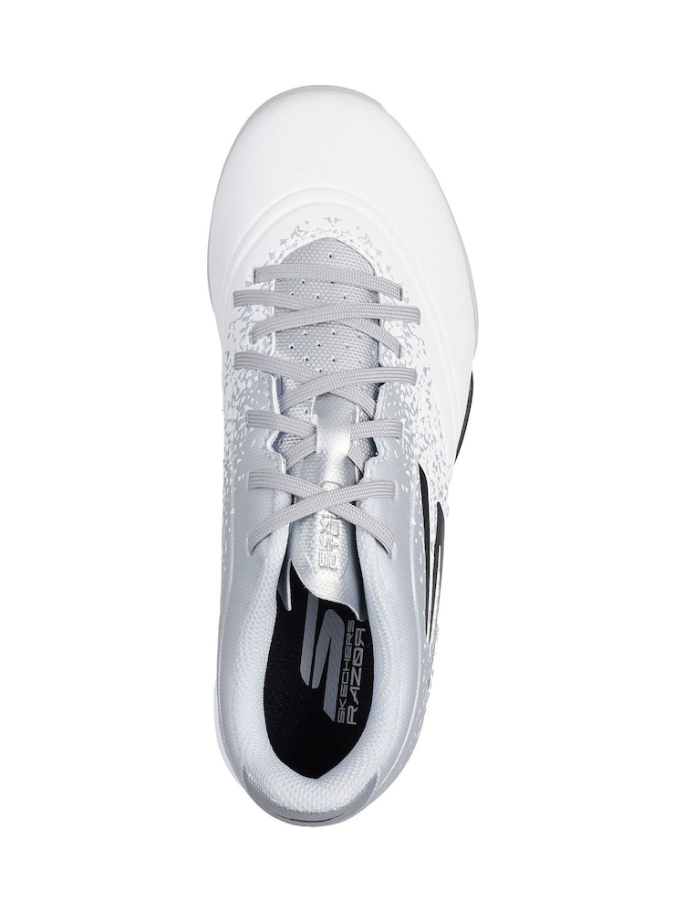 Skechers White Chrome White / Gold  Older Kids Artificial Football Boots - Image 4 of 5