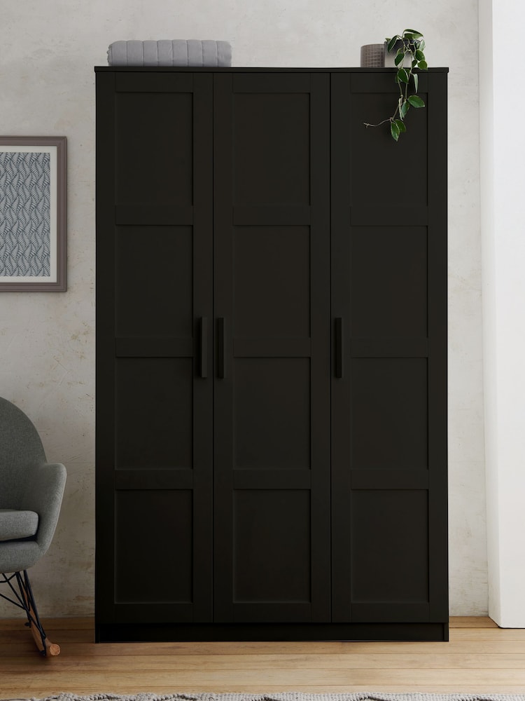 Black Flynn Triple Wardrobe - Image 1 of 9
