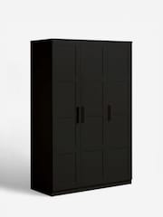 Black Flynn Triple Wardrobe - Image 6 of 9