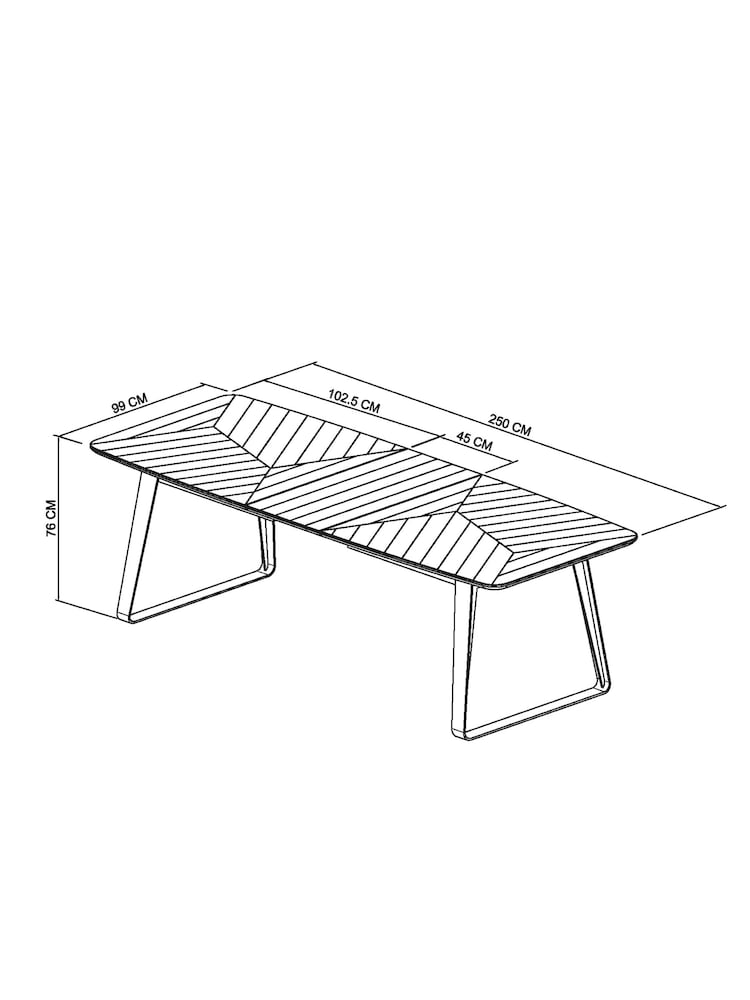 Bentley Designs Weathered Oak Peppercorn Emerson Extendable 6-8 Seater Dining Table - Image 6 of 6