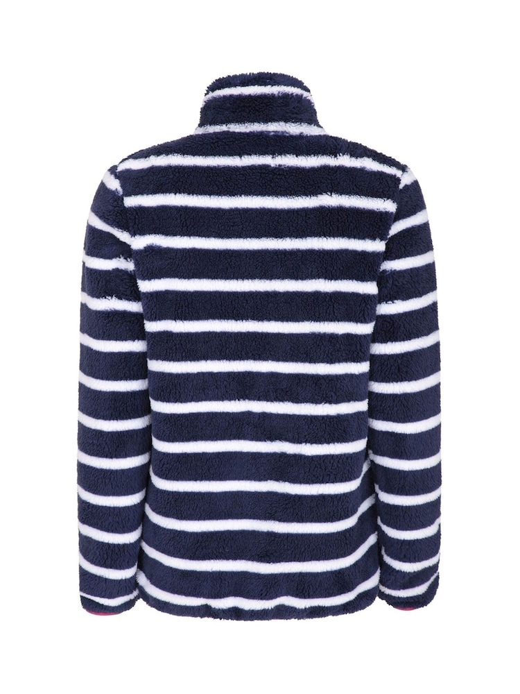 Mountain Warehouse Blue Womens Nessy Stripe Fleece - Image 2 of 6
