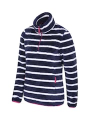 Mountain Warehouse Blue Womens Nessy Stripe Fleece - Image 4 of 6