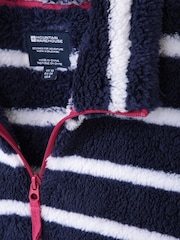 Mountain Warehouse Blue Womens Nessy Stripe Fleece - Image 6 of 6