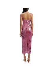 Bardot Pink Infinite Sequin Maxi Dress - Image 3 of 6