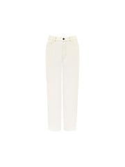 Ro&Zo Cream 100% Cotton Straight Jeans - Image 6 of 6