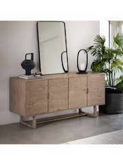 Gallery Home Brown Neston 4 Door Sideboard - Image 1 of 7