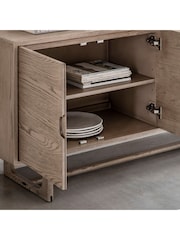 Gallery Home Brown Neston 4 Door Sideboard - Image 3 of 7