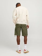 Зеленый - JACK & JONES 100% Cotton Cargo Shorts - Изображение 2 из 7