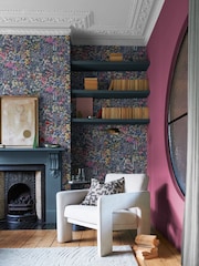Graham & Brown Midnight Cottage Garden A4 Sample - Image 1 of 4