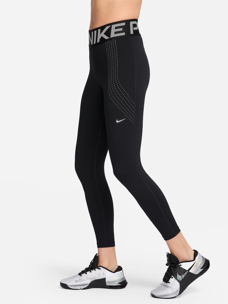 Nike Black Pro Sculpt High-Waisted 7/8 Leggings - Image 5 of 6