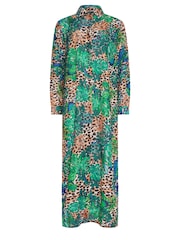 Long Tall Sally Animal tropicale lung Cămăși Cover-Up - Imaginea 6 din 6