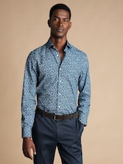 Charles Tyrwhitt Slim Fit Liberty Fabric Floral Print 100% Cotton Shirt - Bild 1 von 6