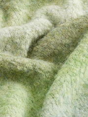 Green Boucle Knitted Crew Neck Jumper - Image 8 of 8