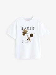 Baker By Ted Baker Oversized Graphic 100% Cotton T-Shirts 3 Pack - Bild 2 von 7