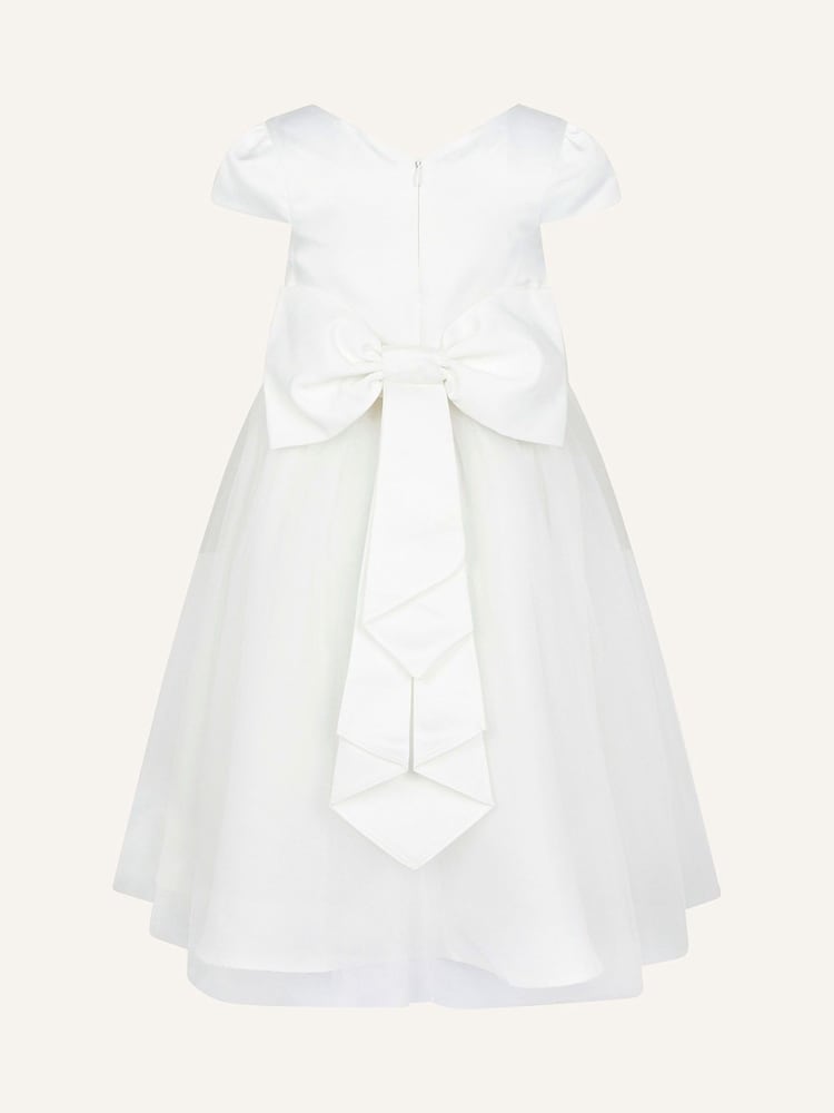 Monsoon White Tulle Bridesmaid Dress - Image 4 of 5